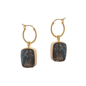 
                  
                    Load image into Gallery viewer, Labradorite Elemental Crystal Earrings
                  
                