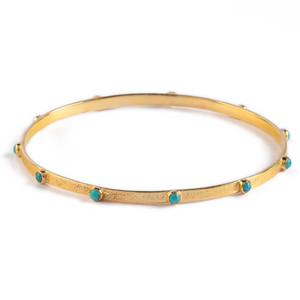 
                  
                    Load image into Gallery viewer, Throat Chakra Bangle - Turquoise
                  
                